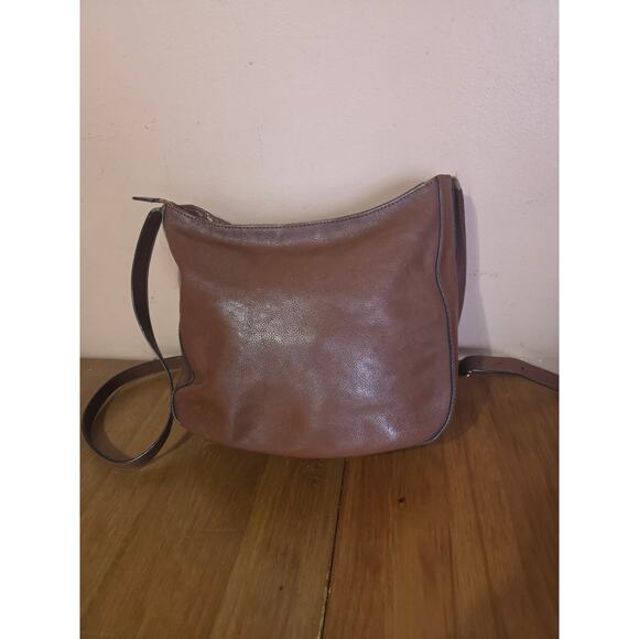 FRYE Olivia Large Leather Crossbody Shoulder Bag Cognac Super Nice!! - Picture 4 of 11